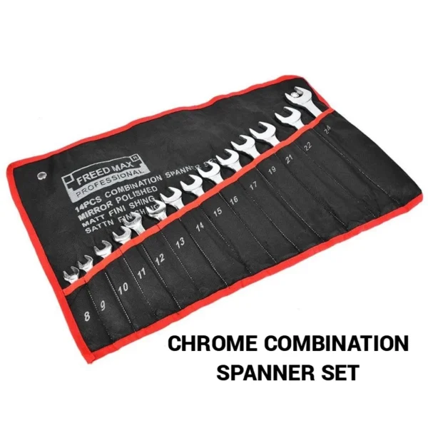 14PCS Combination Spanner Set 8-24mm