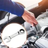 Short Ratchet Combination Wrench