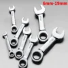 Short Ratchet Combination Wrench