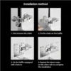 Stainless Steel Cabinet Hinge Repair Plate