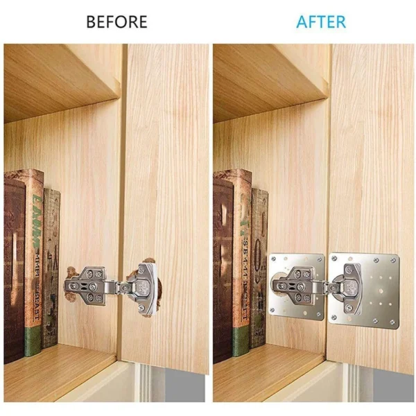 Stainless Steel Cabinet Hinge Repair Plate