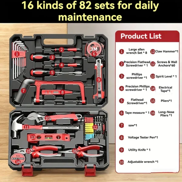 All Purpose Household Tool Set