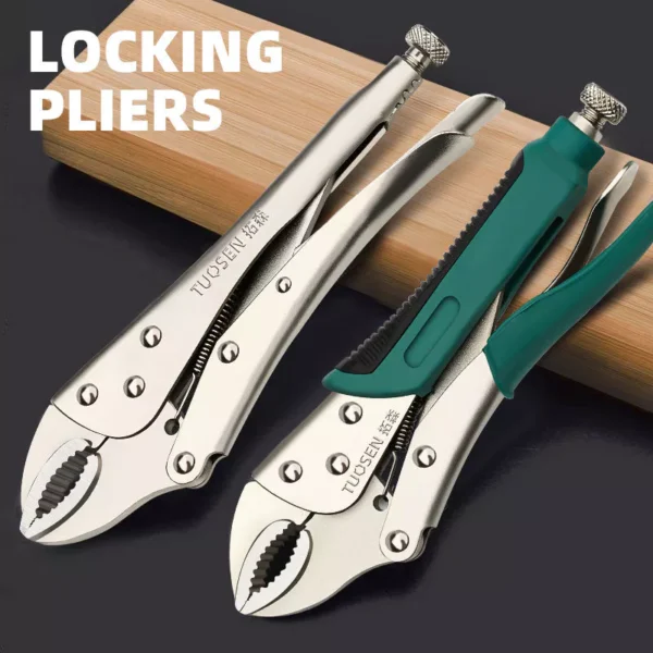 TuoSen 25cm Round Mouth Locking Plier