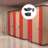 Toilet Door Lock Indicator Latch